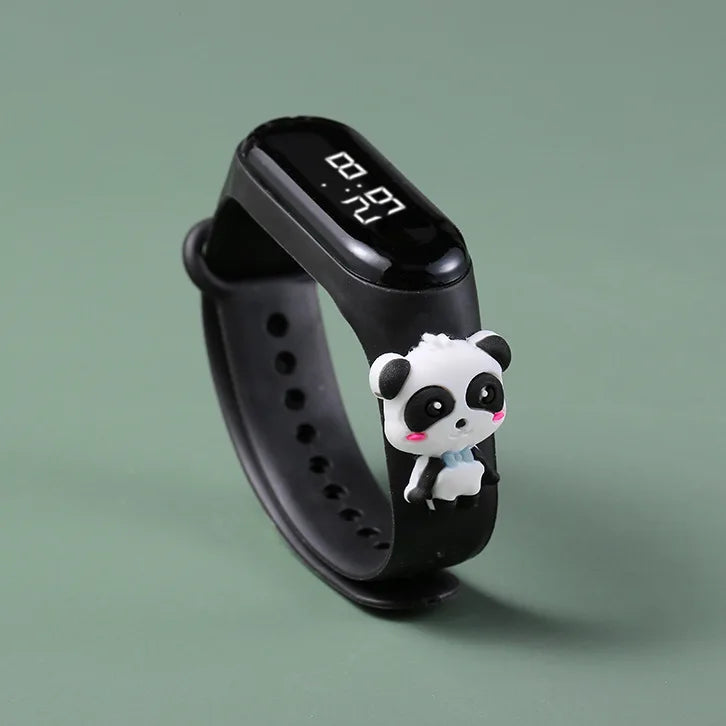 Mode Mickey Kinderuhren für Mädchen Elektronisches Armband Sport Touch LED Spiderman Puppe Kinderuhr Frauen Wasserdichte Uhr