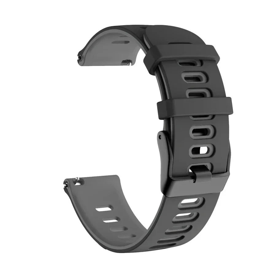 20mm 22mm Strap For Samsung galaxy watch 7 6 5 4 5 pro 44mm/40mm Silicone bracelet Huawei Watch gt 2/3/4/2e Amazfit bip strap