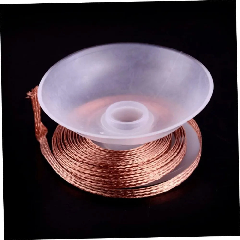 3M Long Desoldering Wire 1.5-3.5mm Wide No-Clean Desoldering Wire Tape for PCB Electrical Repair