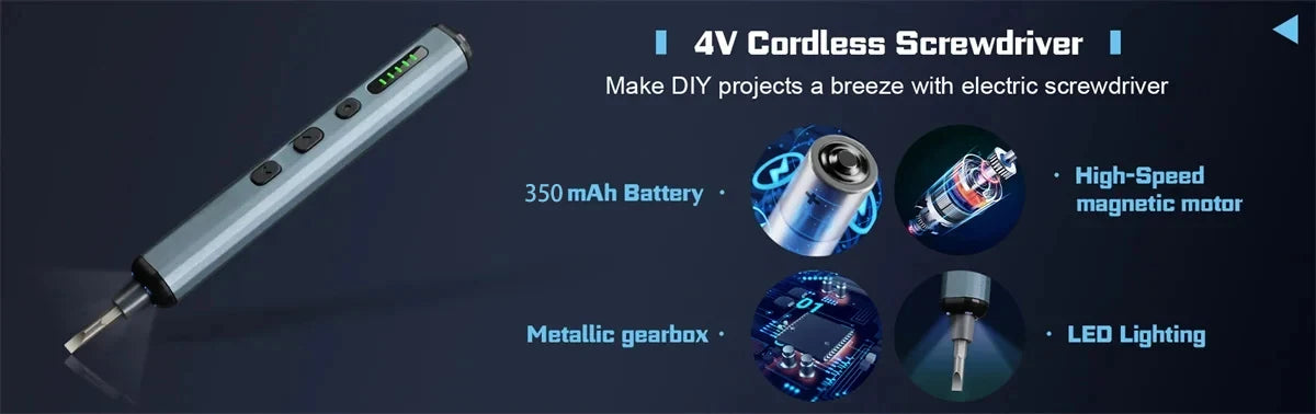 68 in 1 Electric Screwdriver Set 5 Torque Settings Precision Power Tool Magnetic Screw Driver Bits for iPhone Glasses Watch PC - Shoppiline