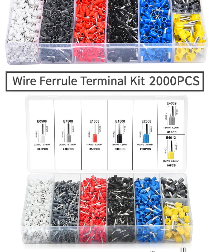 Crimping Pliers Ferrule Sleeves Tubular Terminal Tools HSC8 6-4 10-6 16-6 Wire Crimper Household Electrical Sets Terminal - Shoppiline
