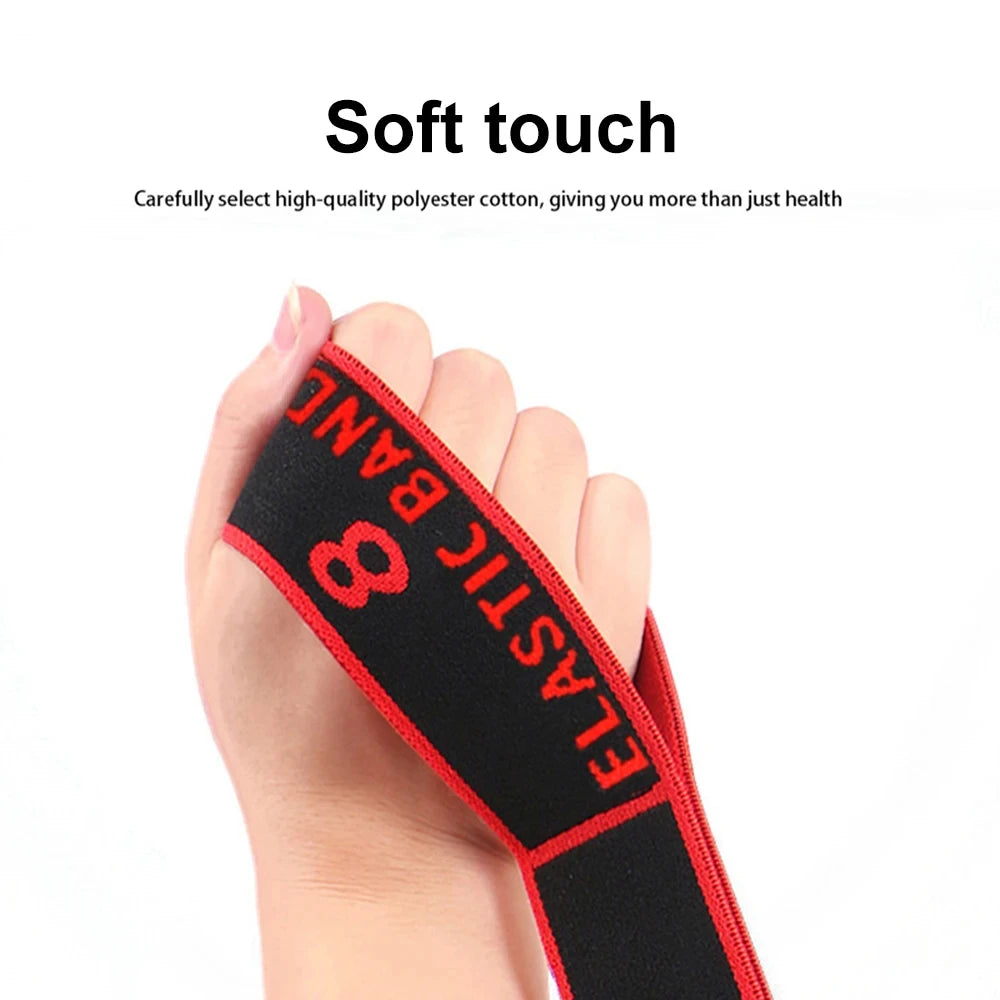 8/10 Sections Dance Resistance Band Yoga Stretching Pilates Fitness Digital Elasticity Elastic Stretch Training Tension Belt