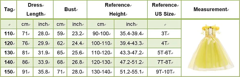 Kids Cinderella Costume Princess Dress for Girls Children Rapunzel Snow White Belle Jasmine Elsa Aurora Cosplay Carnival Dresses