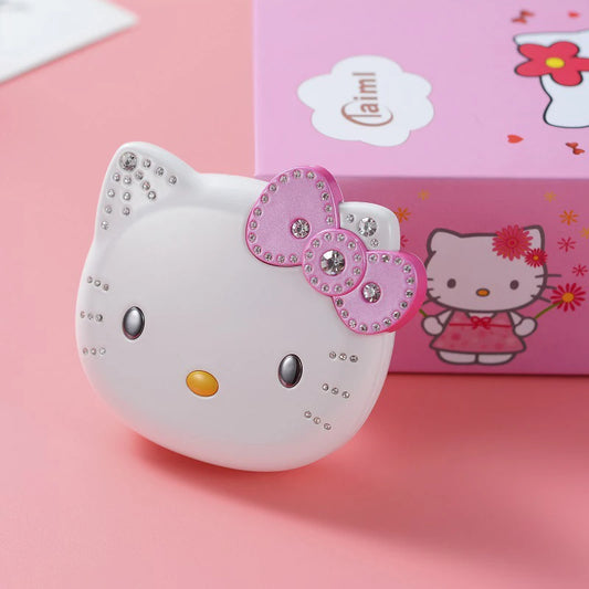 New K688 Hello Kitty Cute Mini Girl Mobile Phone With Flip Cartoon No Lock Children Dual Card Mobile Phone Kids Gift Kawaii Toys
