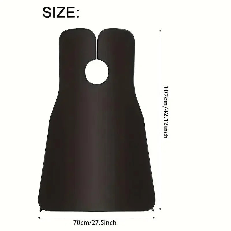 Shaving Hair Catcher Beard Bib for Men, Grooming Apron with Mirror Cover, Practical Tool for Mess-Free Clean Up