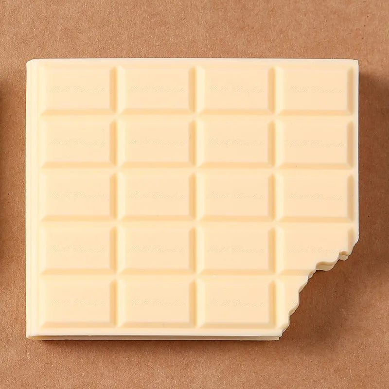 1pc 80-Sheet Chocolate Delight Notepad - Luscious Design, Daily Writing Inspiration, Unique Stationery Gift for Choco-Lovers