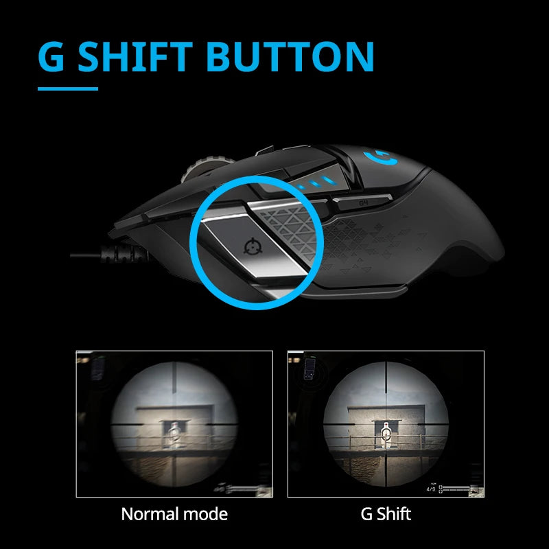 Logitech G502hero Master Wired Gaming Mouse 502 Esports Machinery Eat Chicken Macro CS Programming Peripheral - Shoppiline