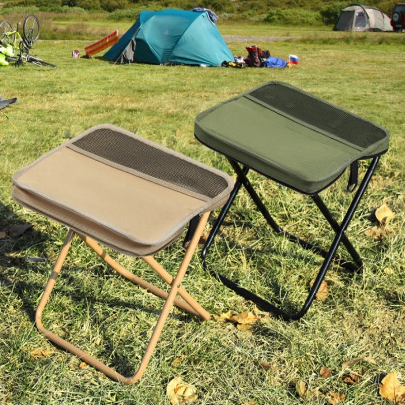 Lightweight Foldable Stool Shoulder Bag Design Collapsible Chair for Outdoor Camping & Fishing
