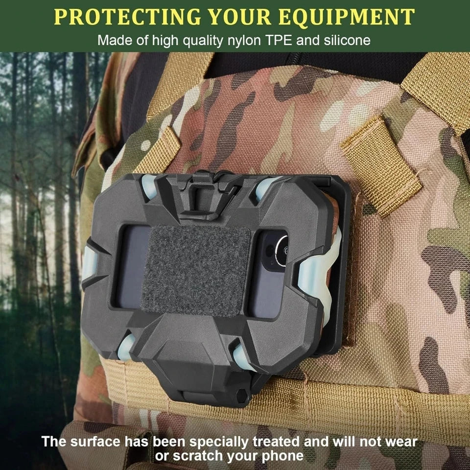 Outdoor Tactical MOLLE Folding Navigation Board Airsoft Map Case Admin Panel Mobile Phone Holder