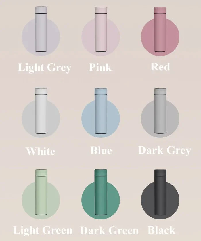 500ML Temperature Display Thermos Cup Stainless Steel Divided Thermos Bottle Outdoor Vacuum Insulated Cup Father's Day Gift - Shoppiline