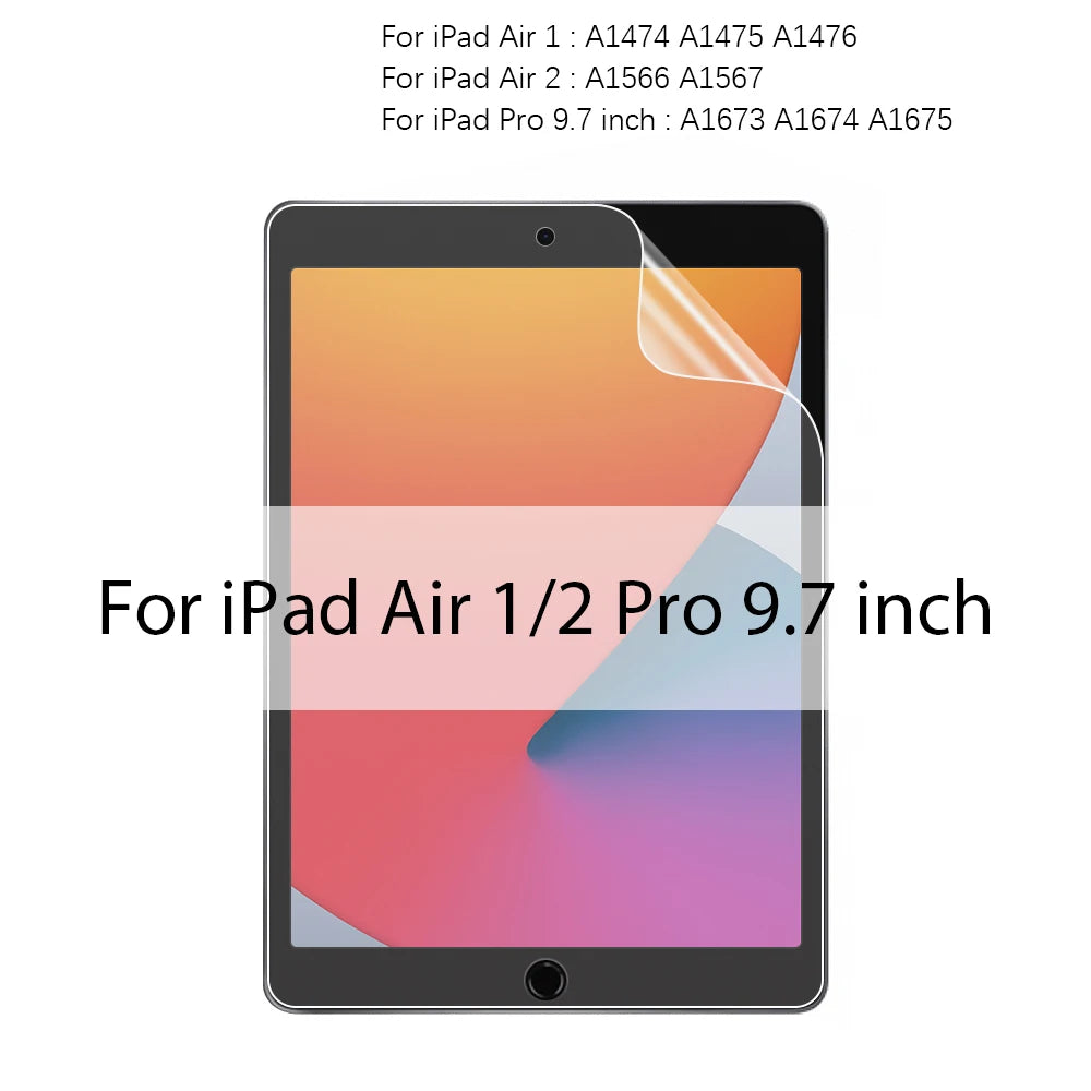 Like Paper Film Screen Protector For iPad Air 11 M3 A16 Pro 12.9 13 M4 M5 Air 3 4 5 10th 9th 8th Generation Mini 6 7 Accessories