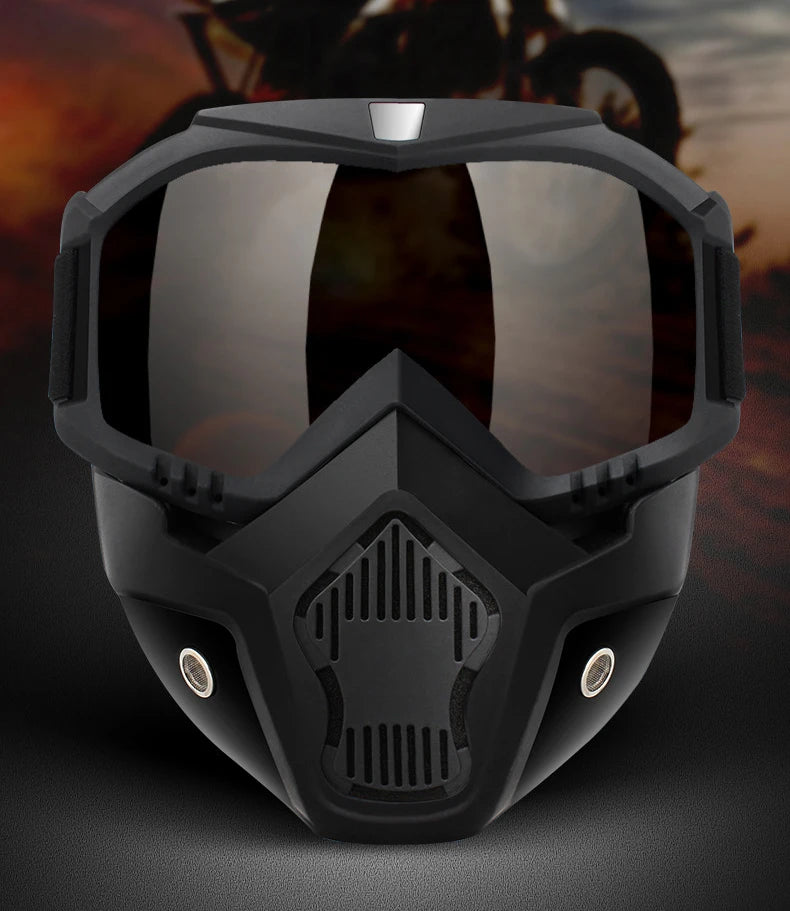 2025 NEW Outdoor Sports Windproof Mask Goggle HD Motorcycle Glasses Snowboard Eyewear Riding Motocross Summer UV Sunglasses