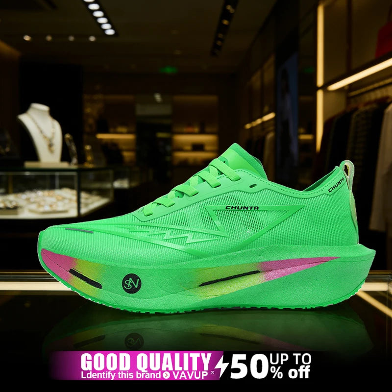Marathon Men Running Shoes Carbon Board Speciality Sports Breathable Lightweight Women's Comfortable Athletic Chunta Sneakers