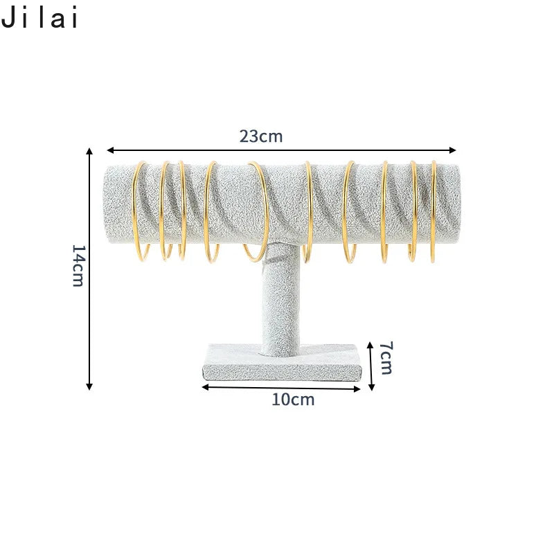 Jilai Flannel Single-layer Bracelet Rack Jewelry Watch Bracelet Rack Display Jewelry Display Rack