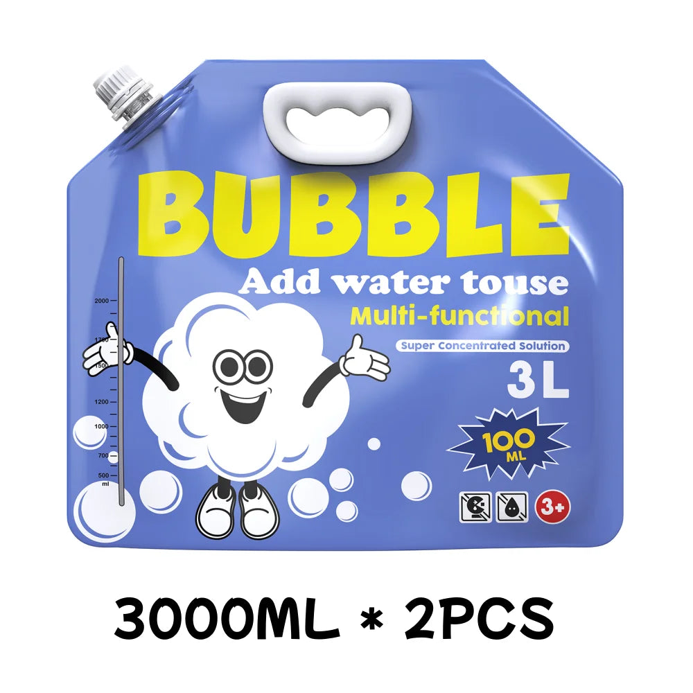 Concentrated Bubble Solution for Bubble Machines, Giant Wands, and Blowers - for Kids' Birthday Parties - Shoppiline