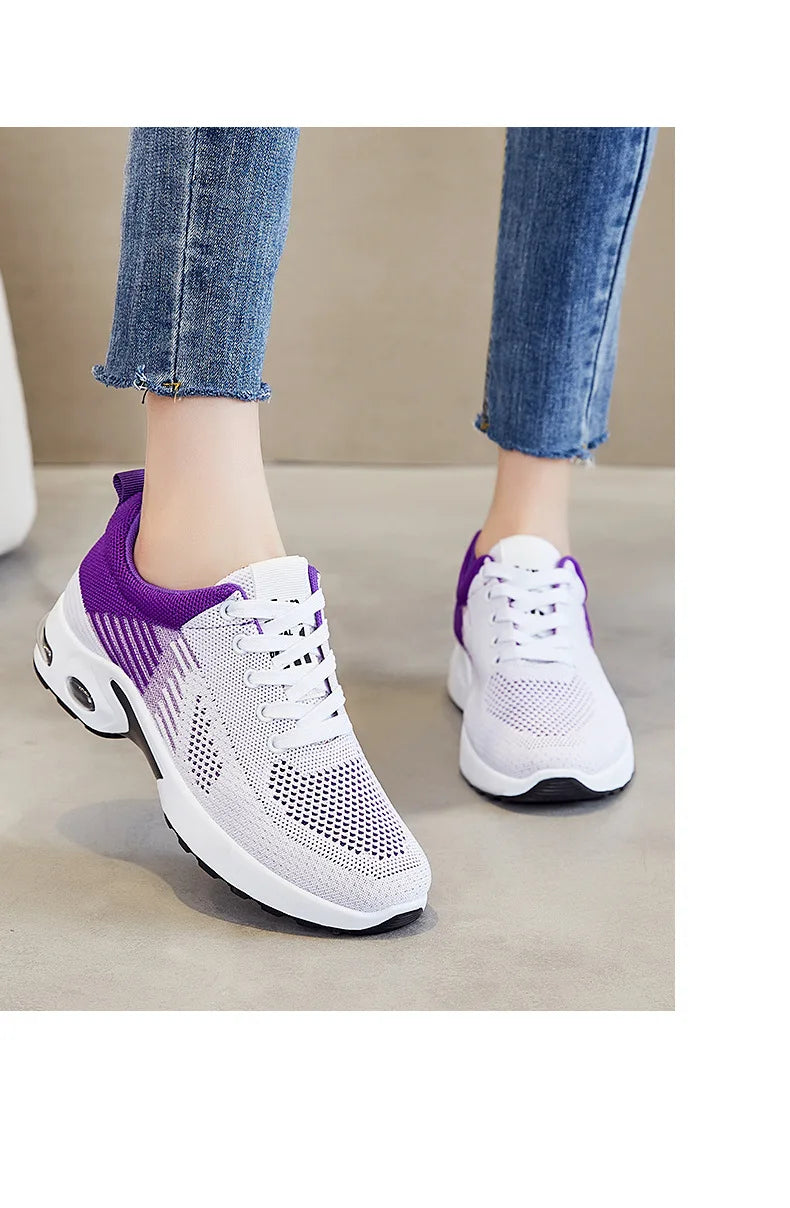 Chaussures Femme 2025 Baskets Décontractées d'Été en Maille Respirante Abordables Livraison Gratuite