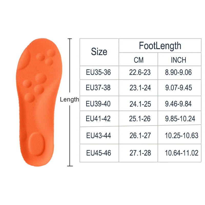 1/2/4 Paar Latex-Sporteinlegesohlen Weiche, hochelastische Schuheinlagen Orthopädische, atmungsaktive Stoßdämpfungs-Dämpfungseinlegesohlen mit Fußgewölbeunterstützung