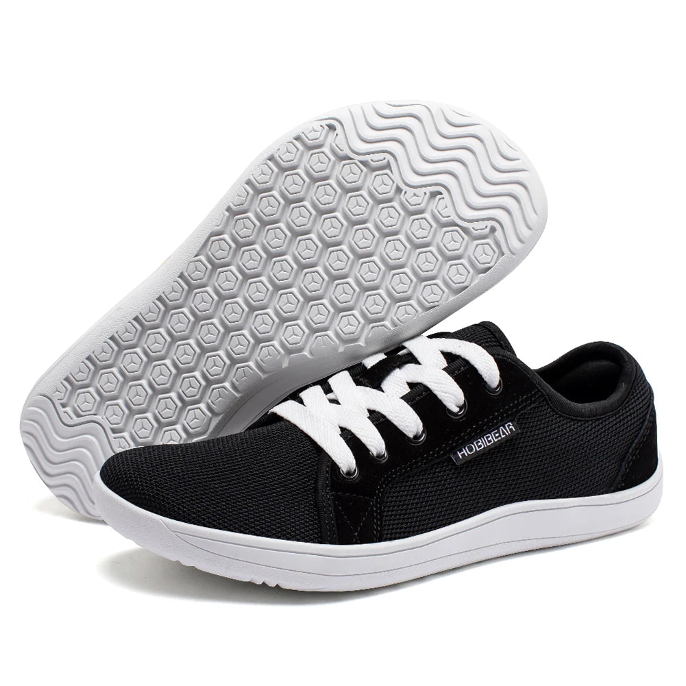 HOBIBEAR Unisex Barfußschuhe mit breiter Zehenbox für Herren und Damen – Outdoor-Trailrunning, minimalistische Wanderschuhe, leicht und atmungsaktiv