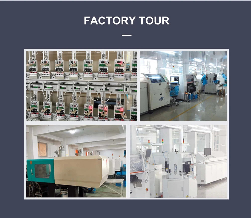 DIN Rail Dual Display Adjustable Over Voltage Current And Under Voltage Protective Device Protector Relay 40A 63A 80A 220V 230V