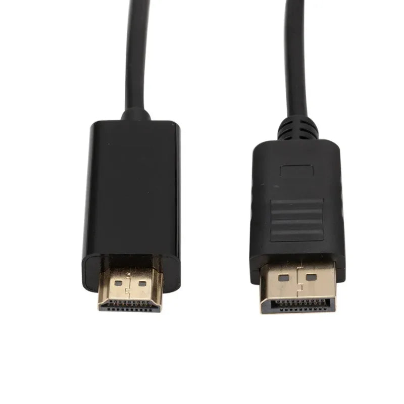 Dp To HDMI-compatible Cable 1.8m 1080 HD Adapter Cable Computer Monitor Cable Converts Large Dp To Hdmi For PC Laptop Projector