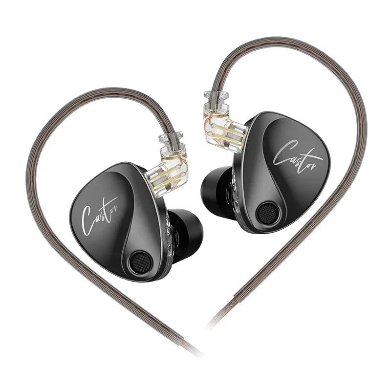 KZ Castor 2DD Dynamic in Ear HiFi Earphone High-end Tunable Game Sport Headsets Monitor Headphone Earbuds EDX PRO ZSNPRO ZVX