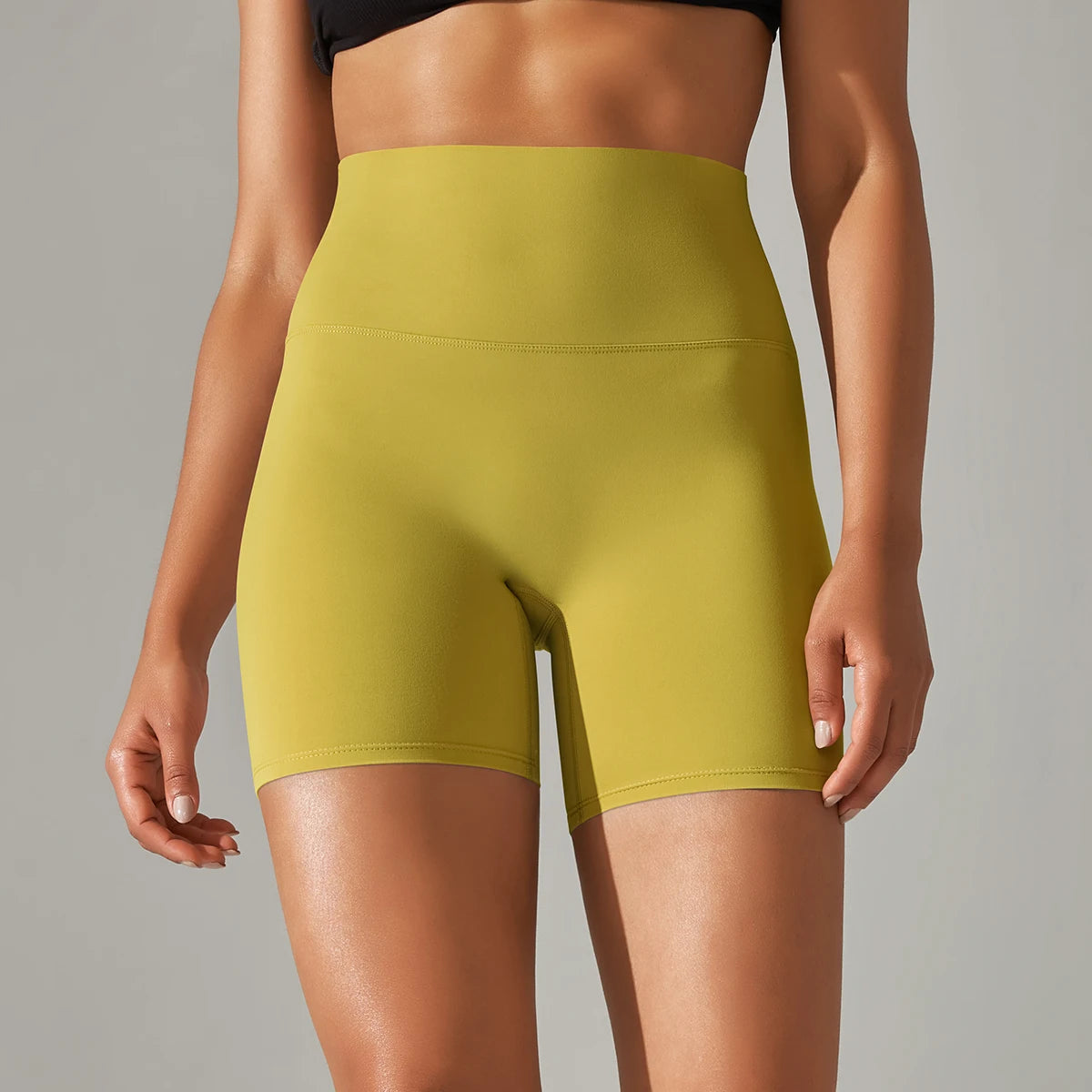 1PC Yoga Shorts Women Fitness Shorts Running Cycling Shorts Breathable Sports Leggings High Waist Summer Workout Gym Shorts