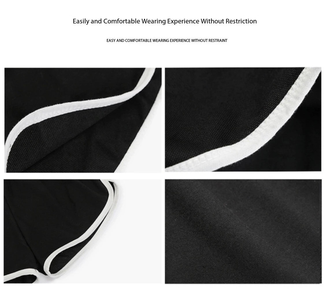 Women yoga Shorts Summer outer wear mid-waist casual loose straight pants lady stylish thin breathable wide leg gym short pants