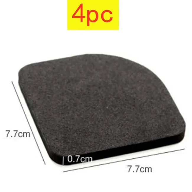 4/8 pièces/ensemble Nouveaux patins anti-vibration pour machine à laver, résistants aux chocs, antidérapants, tapis de pieds antidérapants, support de réfrigérateur, outils ménagers