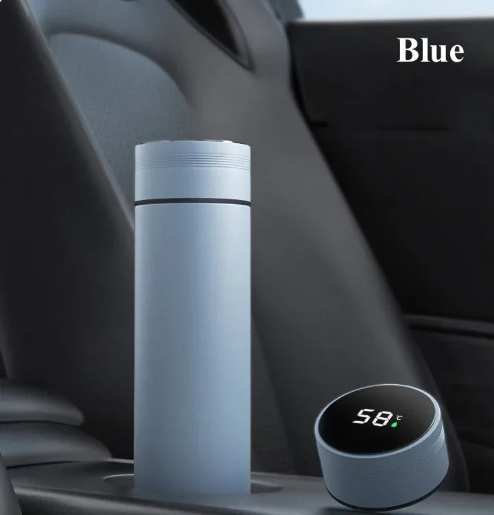 500ML Temperature Display Thermos Cup Stainless Steel Divided Thermos Bottle Outdoor Vacuum Insulated Cup Father's Day Gift - Shoppiline