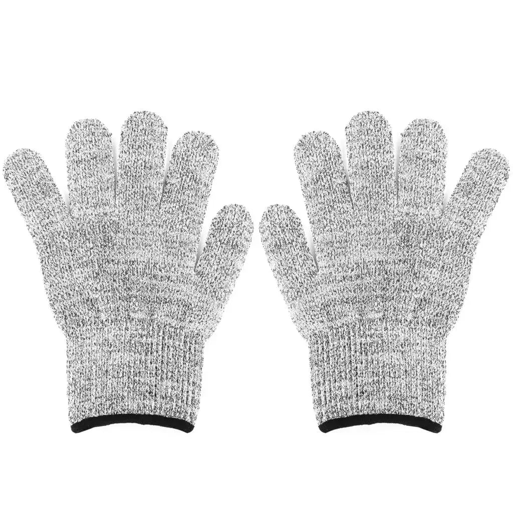 Level 5 HPPE Anti-Cut Gloves Kitchen Gardening Anti-Cut Knitted Gloves Anti-Thorn Wear-Resistant Glass Building Cutting Gloves