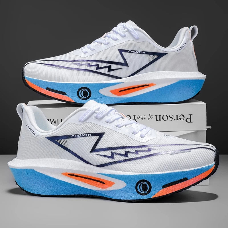 Herren Modische Lässige Bequeme Sportschuhe - Atmungsaktives Obermaterial aus Stoff, rutschfeste, verschleißfeste, stoßdämpfende Sohle, runde Zehenpartie, zum Schnüren, lässige Laufschuhe, geeignet für alle Jahreszeiten
