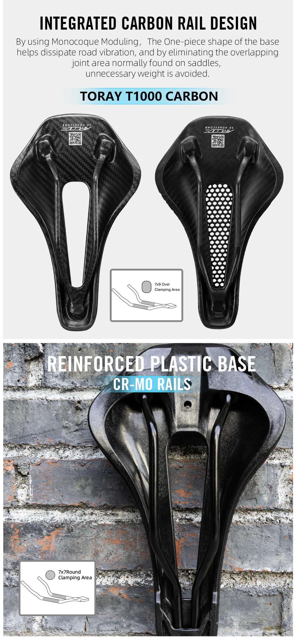 RYET Full Carbon 3D Printed Saddle Ultralight Hollow Comfortable Breathable MTB Road Racing Bike Cycling Seat Bicycle Accessory - Shoppiline