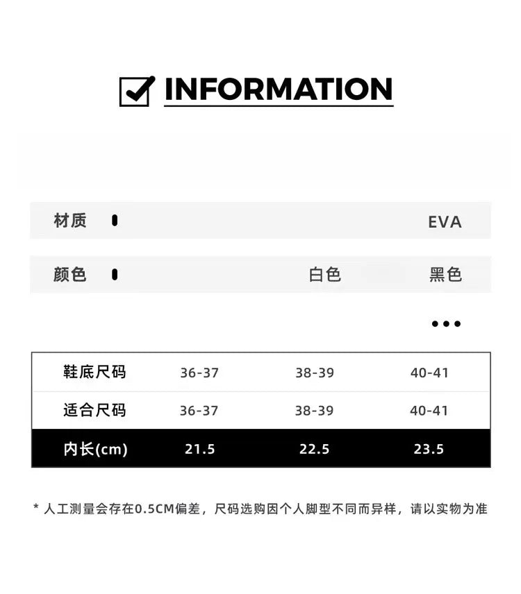 2025 Chunky Platform Clogs Shoes for Women Thick Bottom Non Slip Beach Sandals Woman Summer Fashion Wedges EVA Sandals Slippers