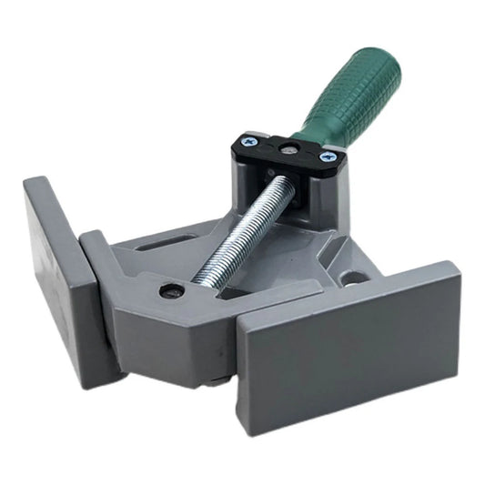 Aluminum Alloy Wood Working Jigs, 90 Degrees Angle Clamp, Single Handle, Adjustable Swing Jaw for Welding Woodworking, Photo Fra
