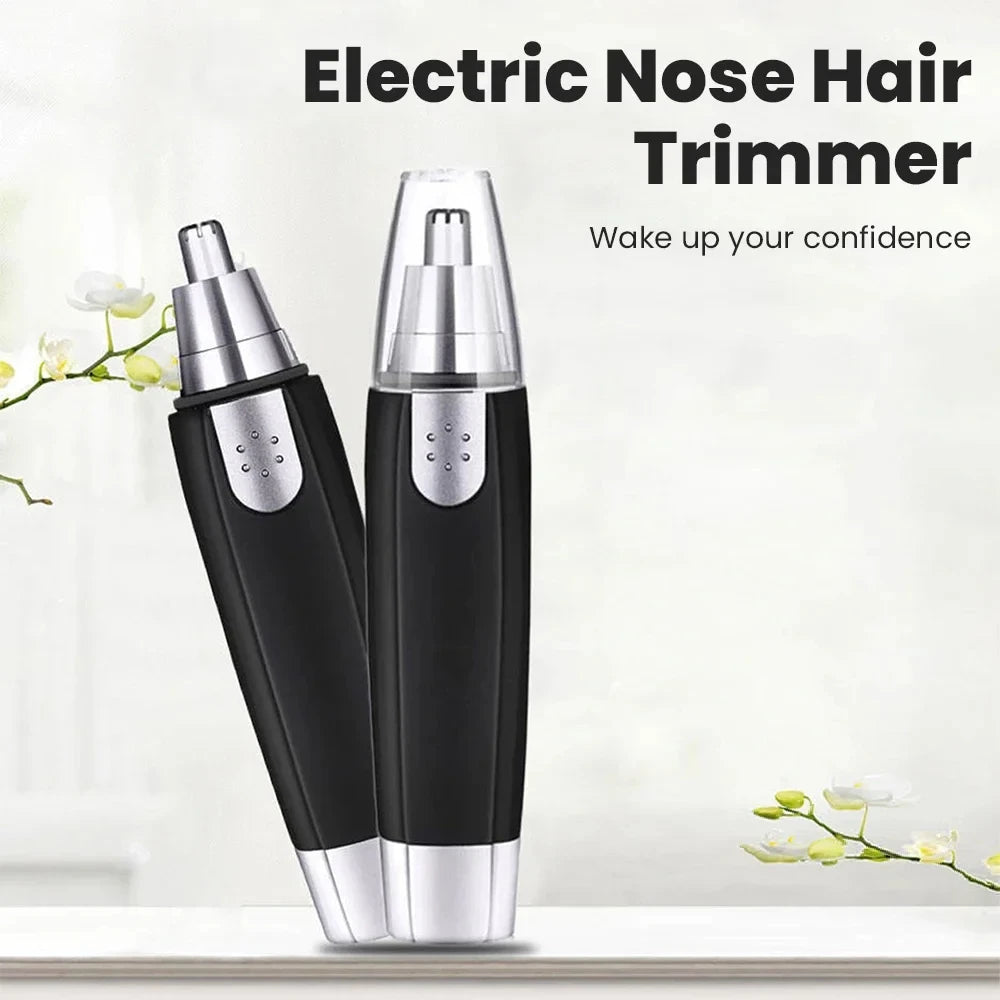 3-in-1 Rechargeable Facial Hair Trimmer - Painless Electric Nose, Ear & Eyebrow Shaver for Men & Women, Portable Grooming Kit
