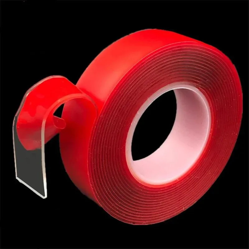 Double-Sided Adhesive Tape Nano Tape 3.3m /6/8/10/15/20/25/30Mm Width Transparent Tape Washable Adhesive Nano Traceless Sticker Glue