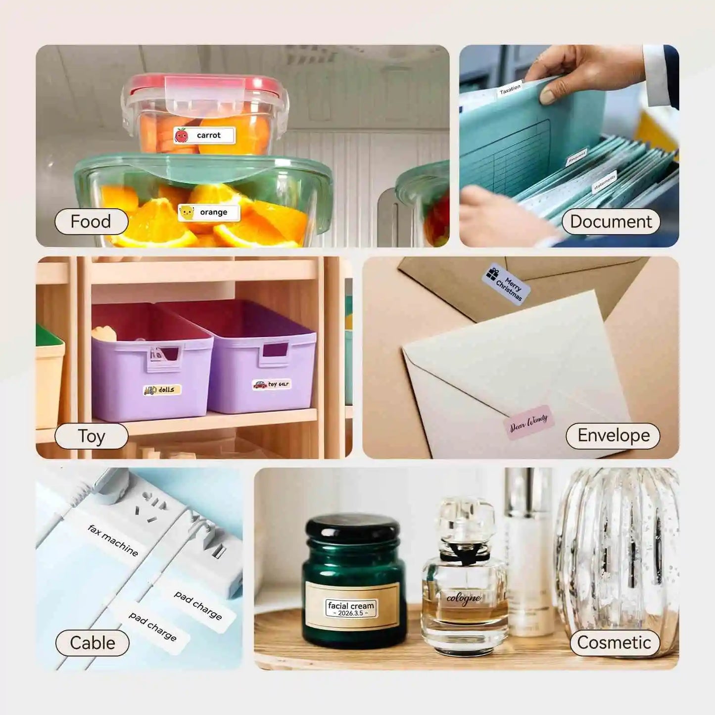 Niimbot D11/D110 Label Maker Wireless Pocket Self-Adhesive Name Tag Sticker Printer for Home Office