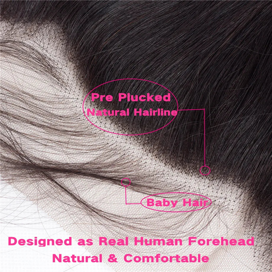Raides 4x4 5x5 6x6 Closure Dentelle Cheveux Humains Transparents 13x4 13x6 Frontal Dentelle Cheveux Humains Oreille à Oreille Extensions Frontales