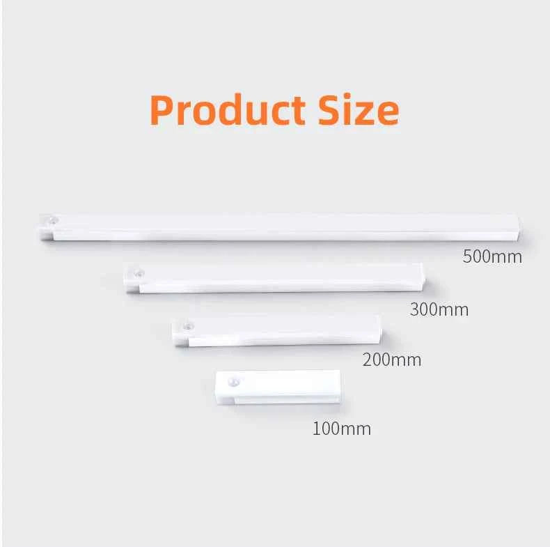 Wireless LED Night Lights Motion Sensor Lights Closet Kitchen Night Lights Bedroom Detector Light Cabinet Staircase Backlit