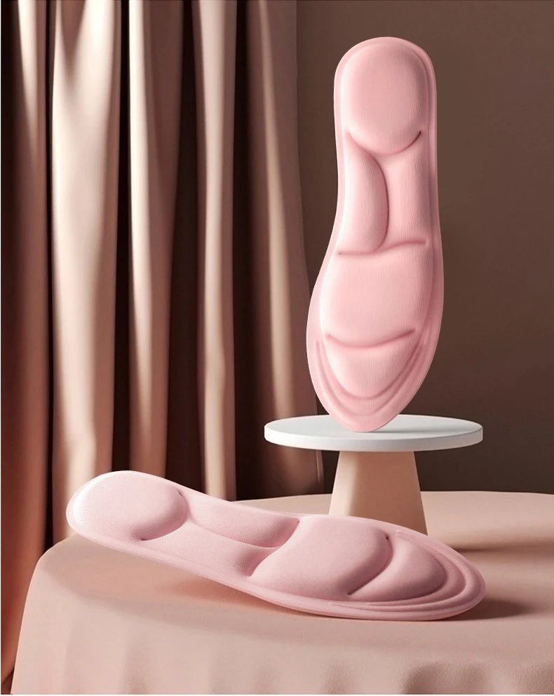 5D-Massage-Memory-Foam-Einlegesohlen für Schuhe, atmungsaktive Polstersohle, Sport-Laufeinlegesohlen für Füße, orthopädische Einlegesohlen