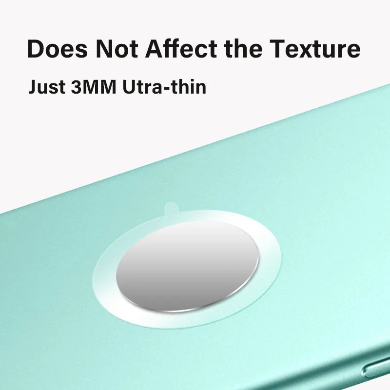 5/10pcs Phone Metal Plates for Magsafe Cellphone Holder Iron Sheet Universal Sticker Disk Mount for iPhone 17 16 15 Pro Samsung