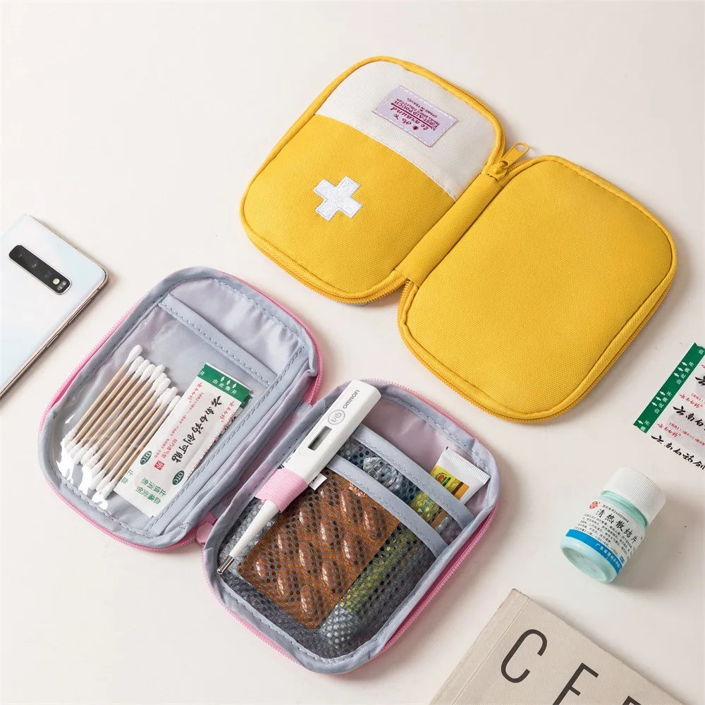 3-teiliges Set, tragbare medizinische Aufbewahrungstasche, Camping-Notfall-Erste-Hilfe-Set-Organizer, Reise-Tasche für Zuhause und Outdoor