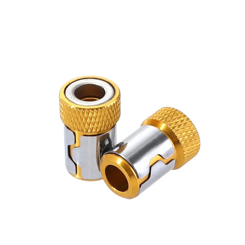 Clearance_Magnetic Ring Cross Phillips Screwdriver Bit Holder 6.35mm 1/4 Universal Alloy Anti-corrosion Strong Magnetizer Power