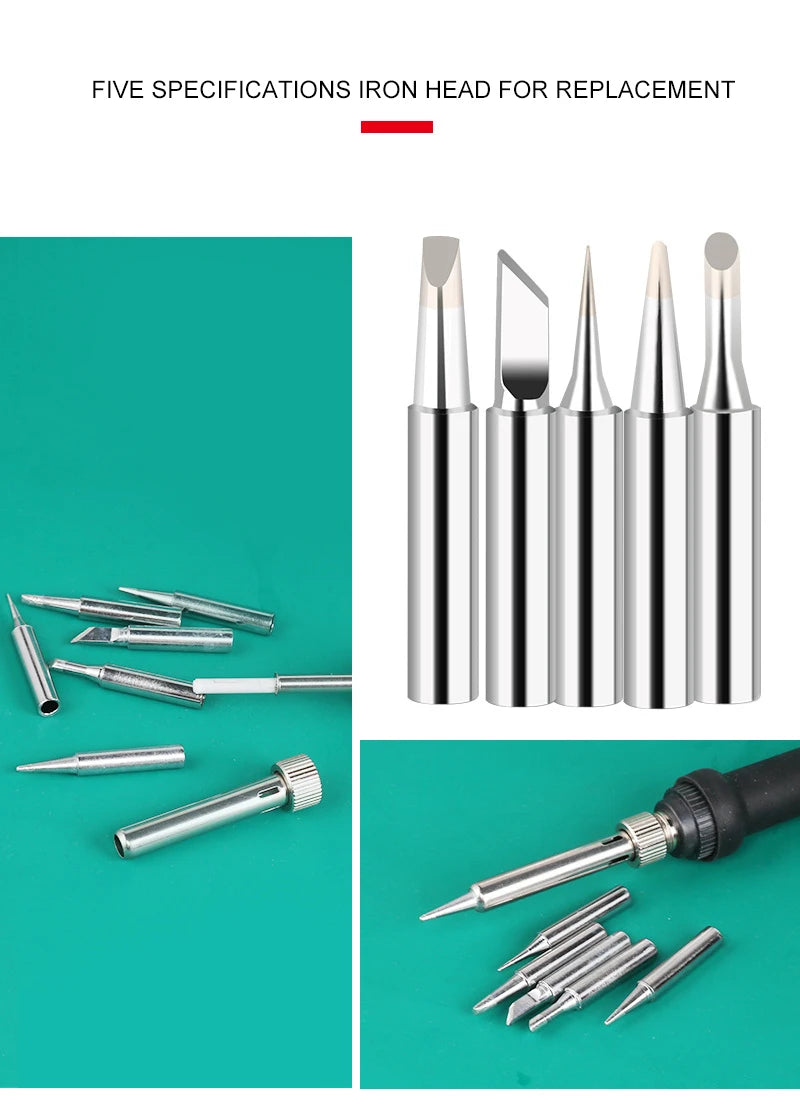 Adjustable Temperature Electric Soldering Iron 60W Electric Soldering Iron Welding Solder Repair Tool (Note Your Local voltage)