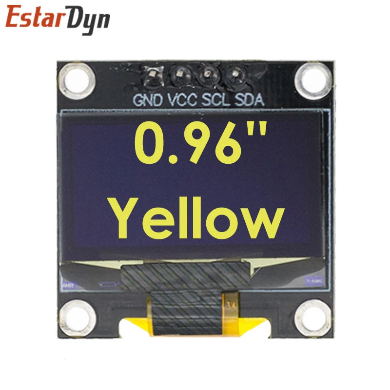 ROHS Certification 0.96 inch Oled IIC Serial White OLED Display SSD1315 128X64 I2C 12864 LCD Screen Board for Arduino