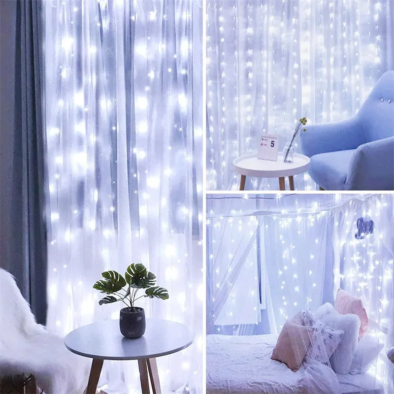 3Mx1M/2M/3M LED String Lights USB Fairy Lights Garland for New Year Wedding Festive Party Christmas Home Curtain Decoration