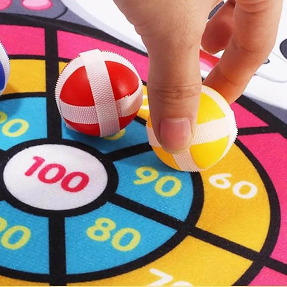 Sticky Ball Dart Board Target Sports Game Toys for Children 3 to 8 Years Old Outdoor Toy Kids Educational Board Games