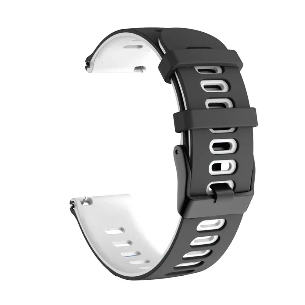 20mm 22mm Strap For Samsung galaxy watch 7 6 5 4 5 pro 44mm/40mm Silicone bracelet Huawei Watch gt 2/3/4/2e Amazfit bip strap