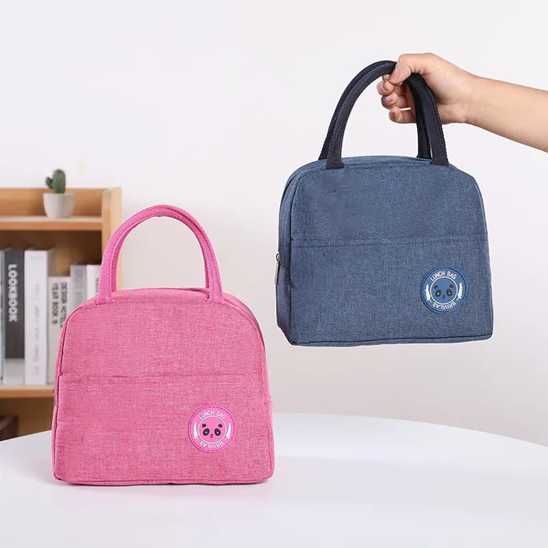 Neue japanische einfarbige vielseitige Kation-Frischhaltetasche, Eisbeutel, Bento-Wärmeisolierungstasche, Studenten-Brotdose, tragbare Ther