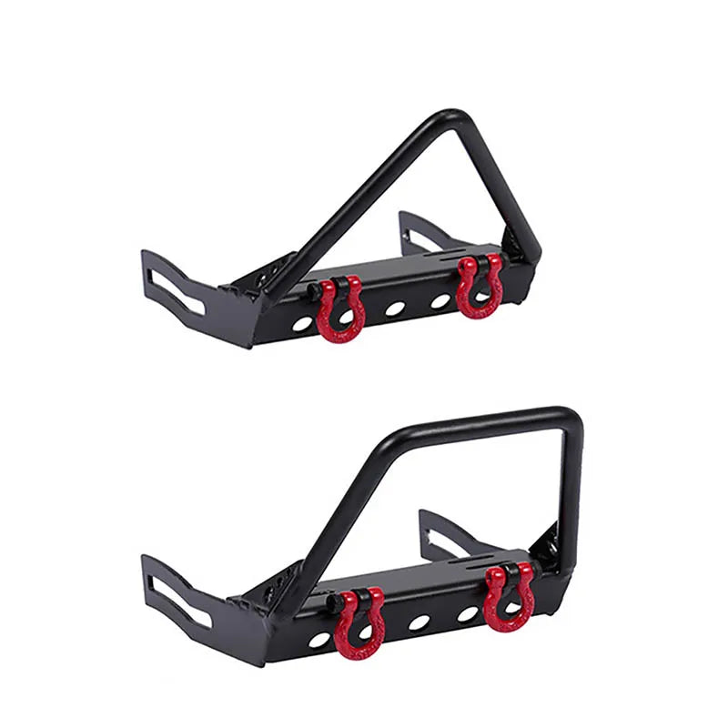 Metall RC Rock Crawler Auto Frontstoßstange Upgrade Teil für 1/10 Axial SCX10 Traxxas TRX4 D110 CC01 - Robustes Offroad Fahrzeugzubeh